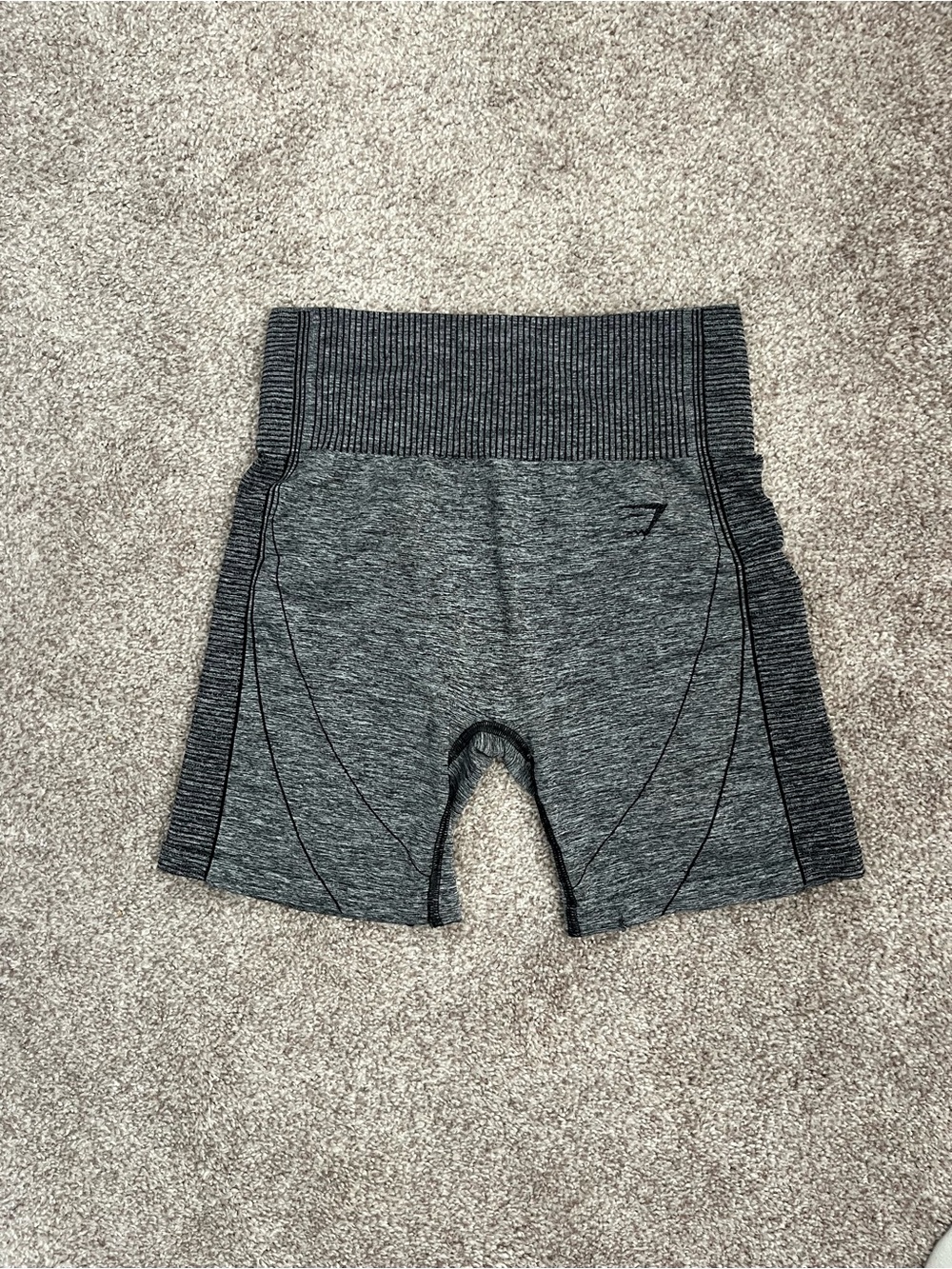 Gymshark Women's Charcoal Gray Seamless Athletic Shorts
